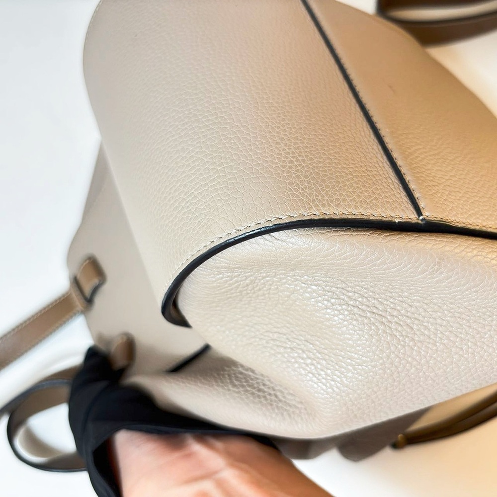 Loewe Beige Grained Leather Hammock Tote Bag - Picture 9 of 12